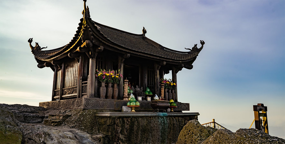 Chùa Đồng trên đỉnh núi Yên Tử.